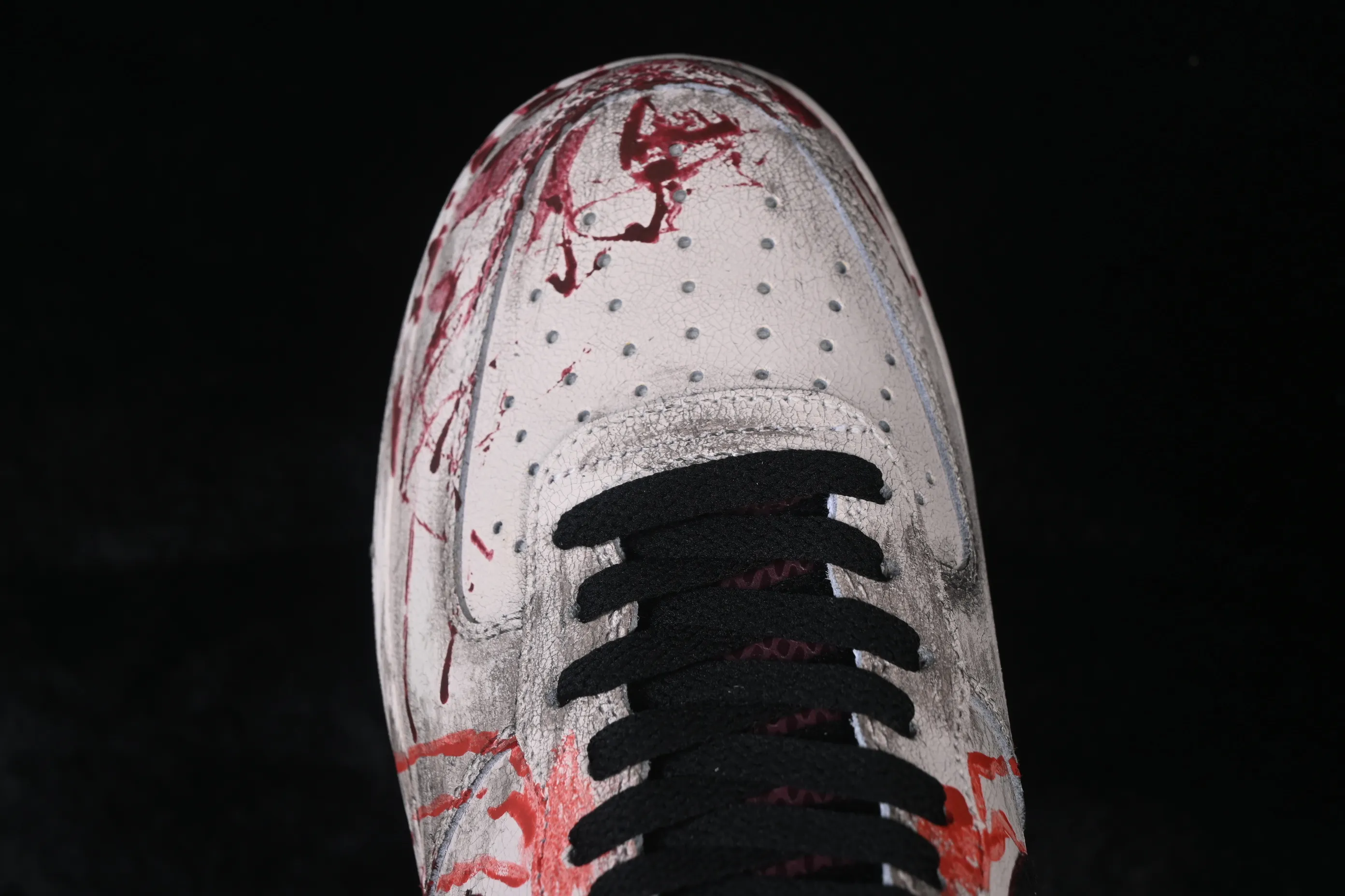 All categories Nk Air Force 1 Air Force series Nk Air Force 1 Low Air Force low-top Nike Air Force 1'07 Low Hand-painted graffiti Gothic bloodstains Air Force 1 low-top casual sneakers XL2132-888